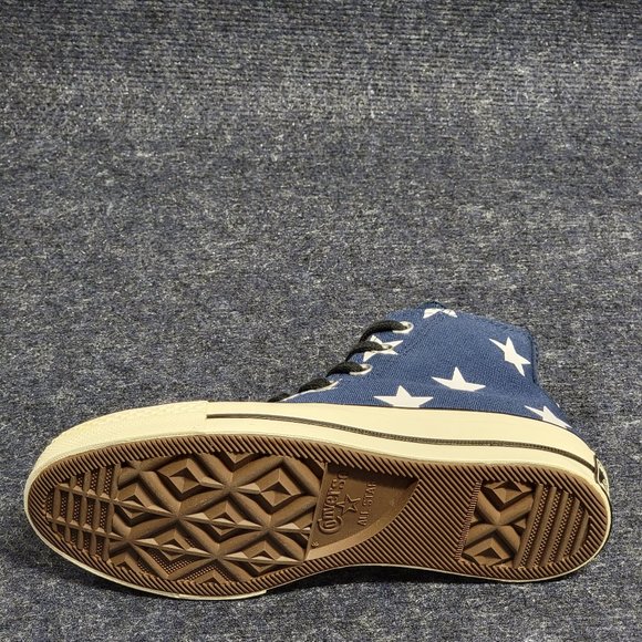 Converse Women's Chuck 70 Hi Archive Print Canvas 163409C Navy/White/Egret Sze 5 - Picture 6 of 10